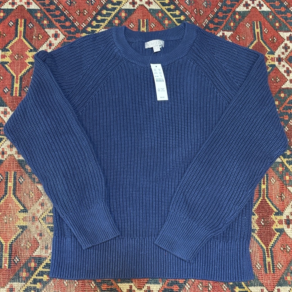 J. Crew Blue Crew Neck Sweater